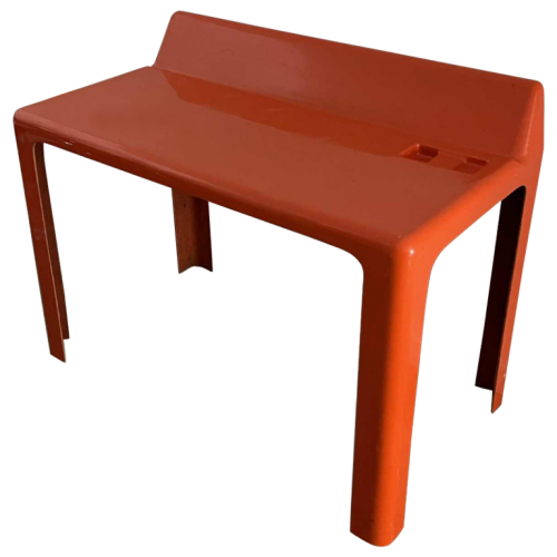PATRICK GINGEMBRE " GINGER " Orange Desk for PAULUS SPDM, Polyester fiberglass, 1970s