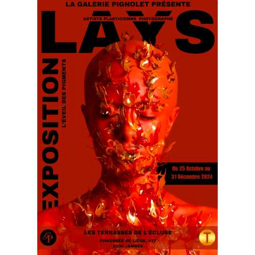 Exhibition ‘L'éveil des pigments’ by the namuroise artiste CHRISTELLE LAYS at the ‘Terrasses de l'Écluse’ in Jambes.