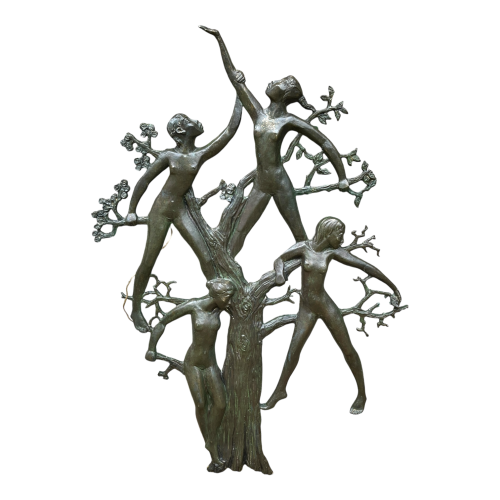 Jozef (Jos) van Acker ‘Ode to Woman (137cm)’ resin wall sculpture, ca 1960